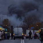 Russian drone attack Kyiv