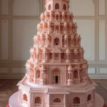 A magnificent 3-meter long wedding cake