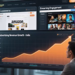 Amazon advertiser wallet, digital advertising trends, Karan Bedi MX Player, advertising market share, e-commerce advertising, digital marketing growth, Amazon ad revenue, Indian advertising market