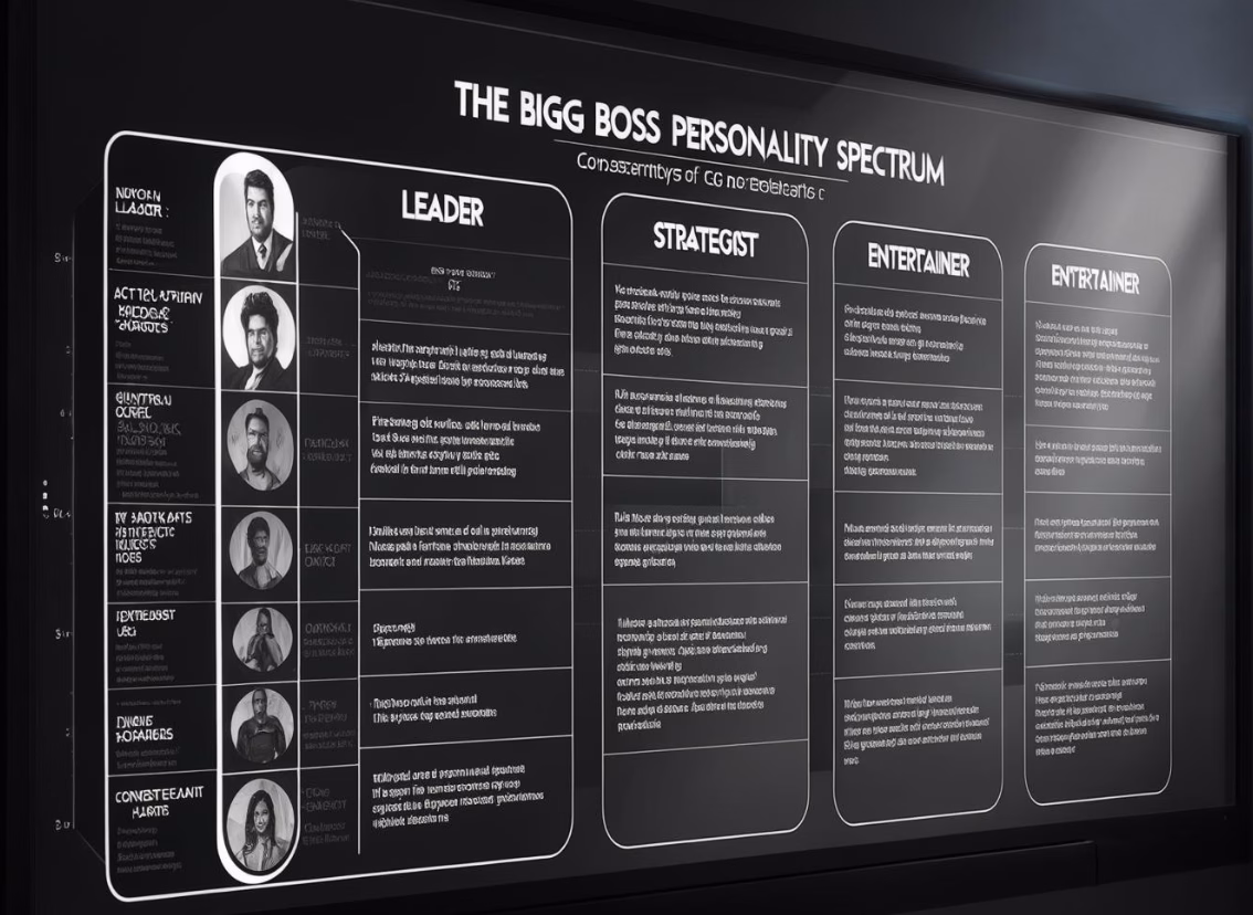 Bigg Boss Personality Spectrum