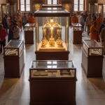 Buddha relics exhibition Sarnath