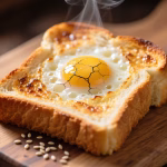 Crispy egg bread toast