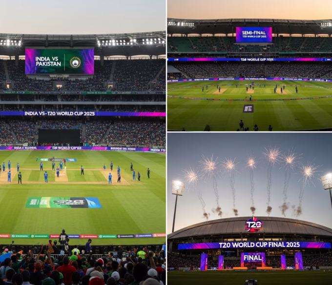 India vs Pakistan T20 World Cup 2025 match and the tournament's semi-finals and final