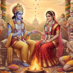 Lord Rama and Goddess Sita during Vivah Panchami