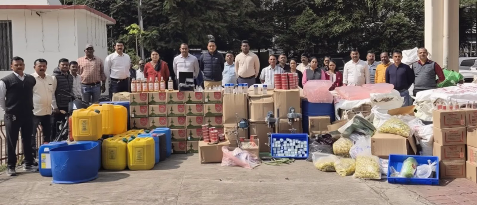 Liquor Mafia Hit Hard as Excise Raids Fake Factory in Nagpur