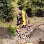 Horrific School Bus Accident at Amlibari, 15 Students Critically Hurt
