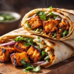 paneer tikka wrap