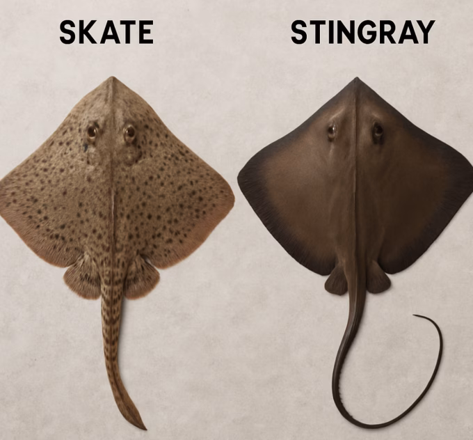 skate fish and stingray