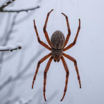 spider surviving in winter conditions