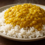 steaming Varan Bhaat