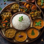 traditional Indian thali