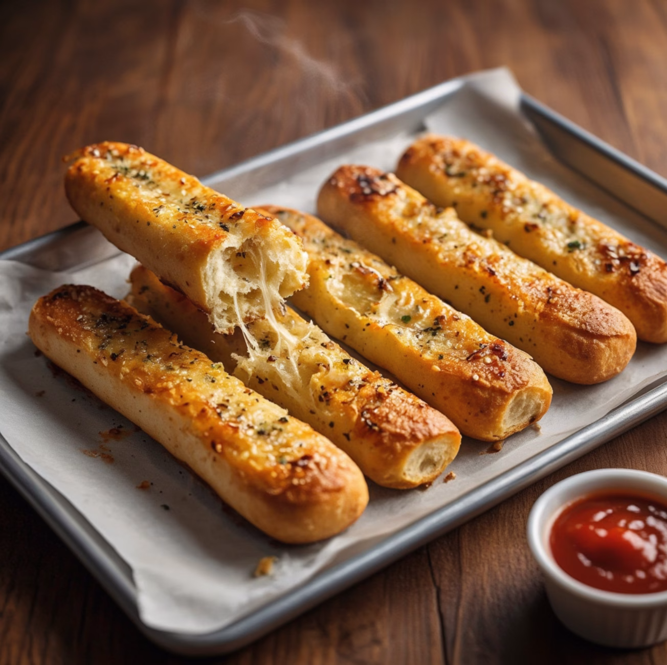 Dominos style garlic breadsticks
