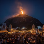Mahadeepam during Karthigai Deepam