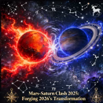 Mars-Saturn planetary clash