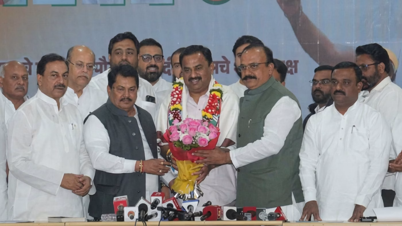 "Congress Ocean Welcomes Jagtap": Sapkal Hails Shiv-Shahu-Phule Legacy Over BJP Rule!