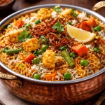 Restaurant-style veg biryani