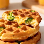 Broccoli Cheese Waffles