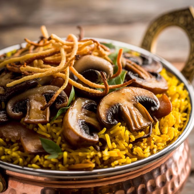 Mushroom Biryani