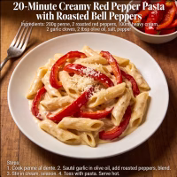 Red Pepper Pasta Recipe